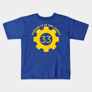 Vault 33 Family Fallout Kids T-Shirt